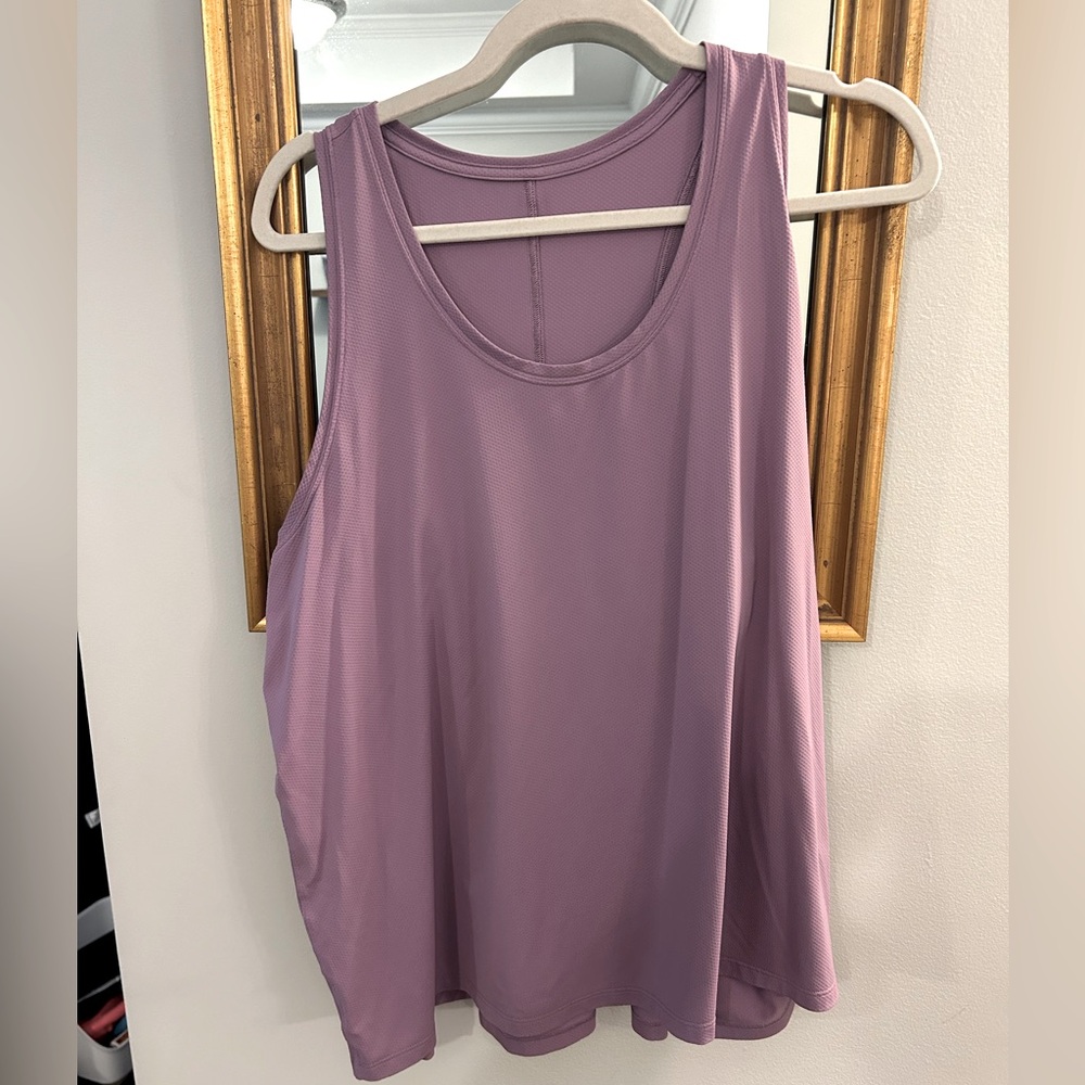 Lululemon essential tank top, size 14, relaxed fit